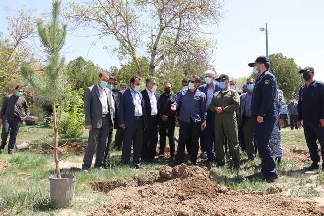 فرودگاه شهید مدنی تبریز به جزیره‌ای سبز تبدیل می‌شود