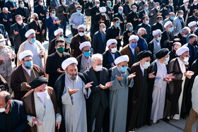 مراسم تشییع والده نماینده ولی فقیه در آذربایجان شرقی