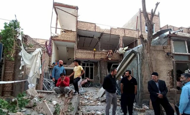 انفجار گاز یک منزل در تبریز