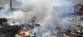مهار آتش در روستای "آق درق" قدیم کلیبر