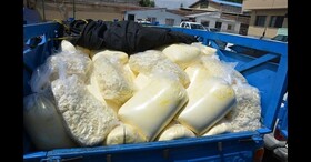 کشف نزدیک به یک تن خامه غیر بهداشتی در مراغه