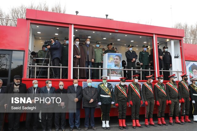مراسم تشییع پیکر مطهر جانباز شهید مدافع حرم تبریزی برگزار شد