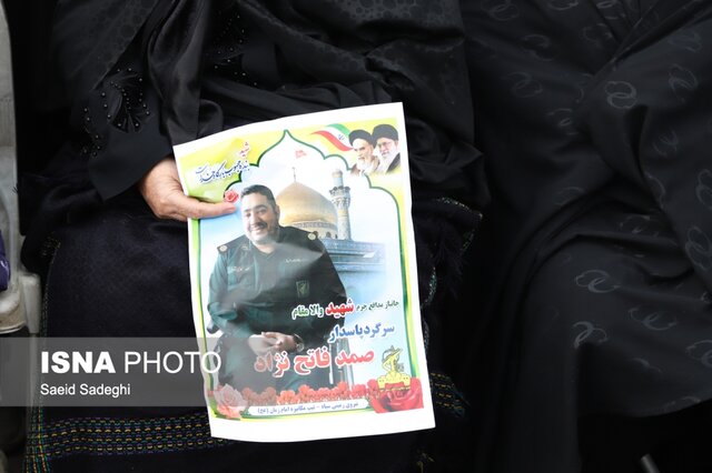 مراسم تشییع پیکر مطهر جانباز شهید مدافع حرم تبریزی برگزار شد