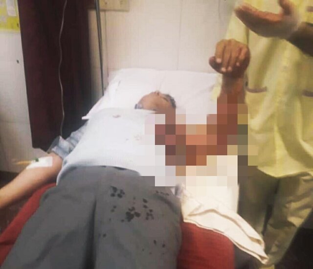 حمله فرد متخلف به مامور شهرداری تبریز با چاقو حمله فرد متخلف به مامور شهرداری تبریز با چاقو