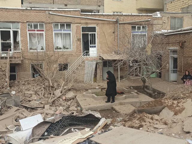 نشت و انفجار گاز در محله حکم آباد تبریز