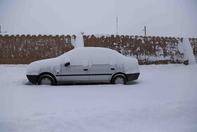 ۲۰ درصد راه‌های روستایی اهر در محاصره برف و کولاک