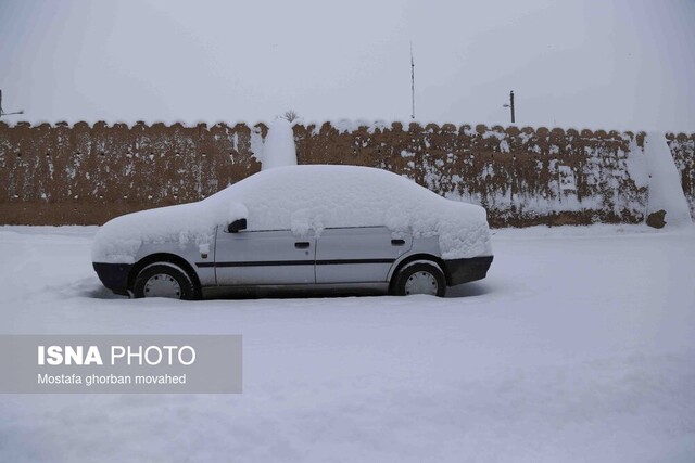 ۲۰ درصد راه‌های روستایی اهر در محاصره برف و کولاک