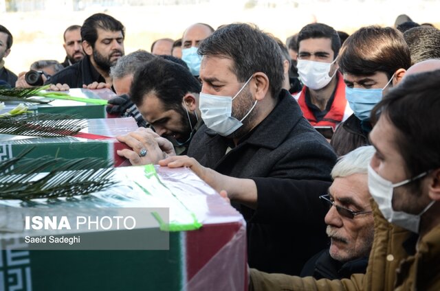 ورود پیکر مطهر سه شهید گمنام به تبریز