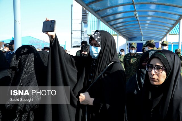 ورود پیکر مطهر سه شهید گمنام به تبریز