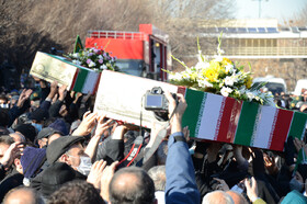 مراسم تشییع شهدای گمنام تبریز