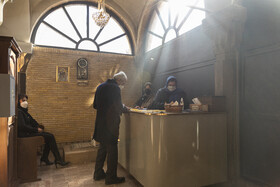 مراسم غسل تعمید در کلیسای مریم مقدس تبریز