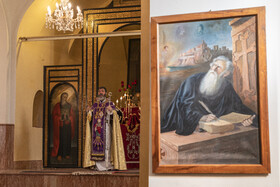 مراسم غسل تعمید در کلیسای مریم مقدس تبریز