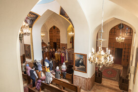 مراسم غسل تعمید در کلیسای مریم مقدس تبریز