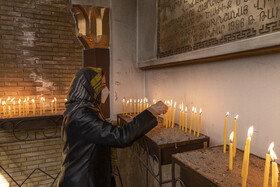 مراسم غسل تعمید در کلیسای مریم مقدس تبریز