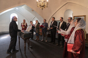 مراسم غسل تعمید در کلیسای مریم مقدس تبریز