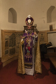 مراسم غسل تعمید در کلیسای مریم مقدس تبریز