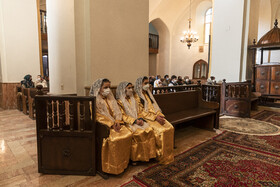 مراسم غسل تعمید در کلیسای مریم مقدس تبریز