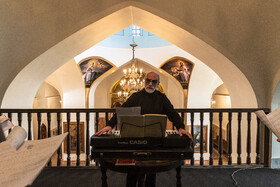 مراسم غسل تعمید در کلیسای مریم مقدس تبریز