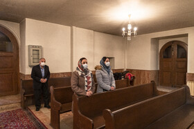 مراسم غسل تعمید در کلیسای مریم مقدس تبریز