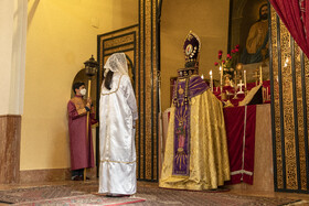 مراسم غسل تعمید در کلیسای مریم مقدس تبریز