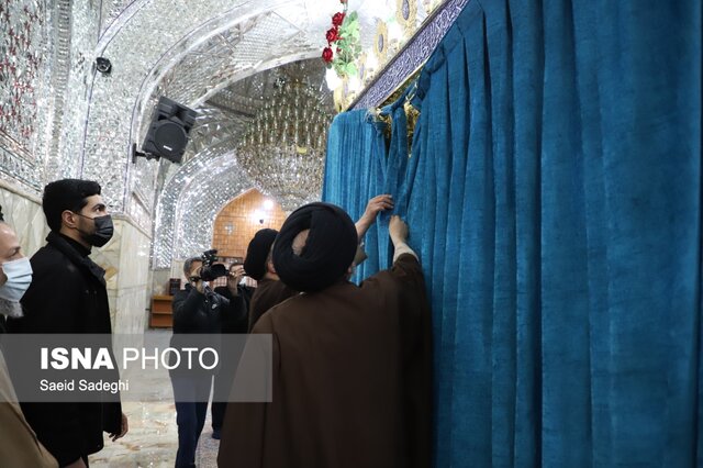 رونمایی از ضریح جدید امامزاده سید حمزه (ع) در تبریز