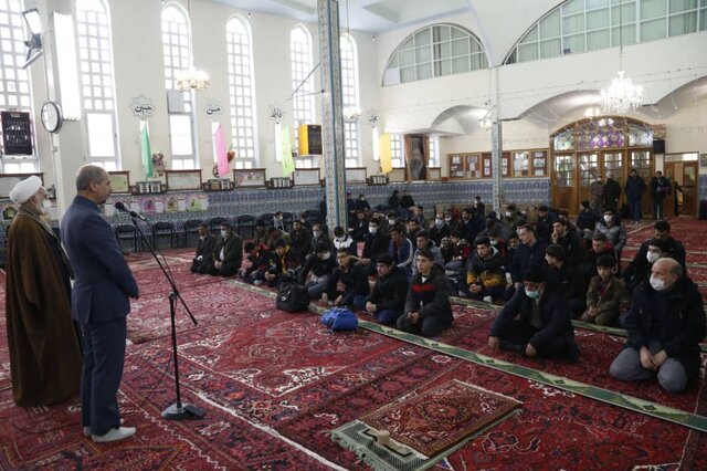 اعزام ۱۶۰ نفر از بسیجیان اهر به مناطق عملیاتی جنوب کشور