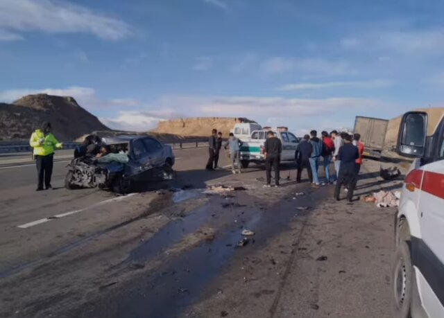 ۷ مصدوم در سانحه رانندگی دز آزادراه «تبریز-زنجان»