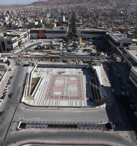 بزرگترین فرش سنگی جهان، جولانگاه معتادان متجاهر