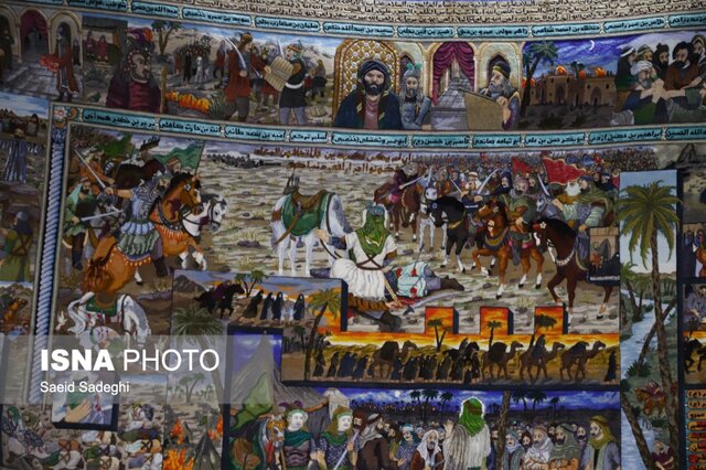 رونمایی از فرش واقعه عاشورا در تبریز