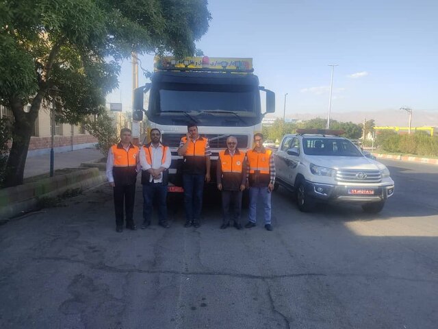 استقرار ۴۳ دستگاه ماشین آلات سبک و سنگین راهداری آذربایجان شرقی در مرز مهران