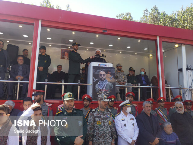 تشییع پیکر بسیجی «شهید حسین اوجاقی» در تبریز