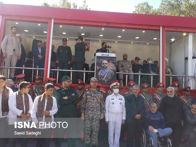 تشییع پیکر بسیجی «شهید حسین اوجاقی» در تبریز