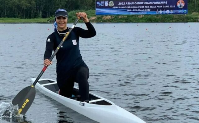 اردونشینی بانوی قایقران تبریزی