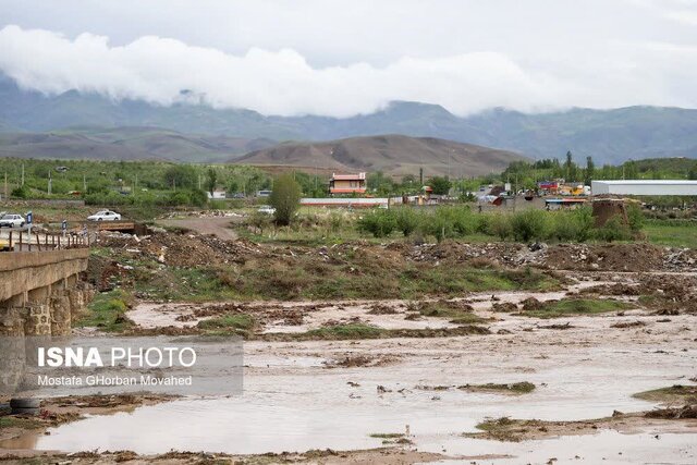 وقوع سیل در ۱۲ روستای شهرستان اهر