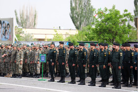 صبحگاه مشترک نیروهای مسلح در تبریز