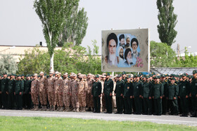 صبحگاه مشترک نیروهای مسلح در تبریز