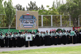 صبحگاه مشترک نیروهای مسلح در تبریز