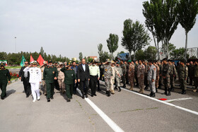 صبحگاه مشترک نیروهای مسلح در تبریز