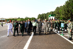 صبحگاه مشترک نیروهای مسلح در تبریز