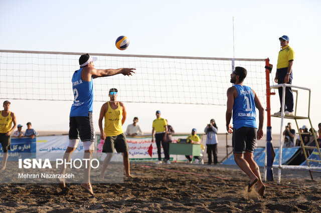پایان مسابقات والیبال ساحلی دریاچه ارومیه با قهرمانی نماینده میزبان
