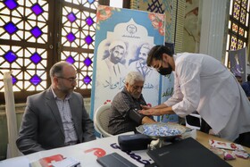 استقرار میز خدمت دستگاه های دولتی در مصلی امام خمینی (ره) تبریز