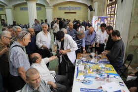 استقرار میز خدمت دستگاه های دولتی در مصلی امام خمینی (ره) تبریز