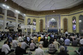 استقرار میز خدمت دستگاه های دولتی در مصلی امام خمینی (ره) تبریز