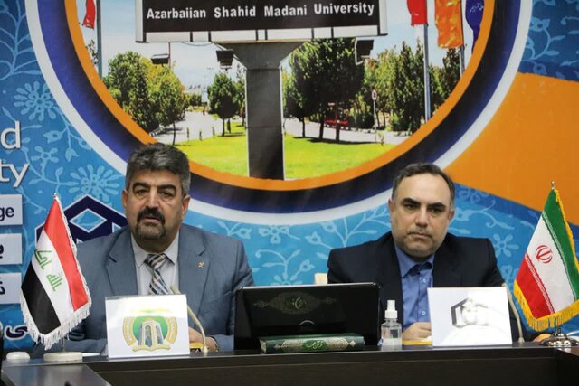 انعقاد تفاهمنامه همکاری بین دانشگاه شهید مدنی آذربایجان و دانشگاه واسط عراق