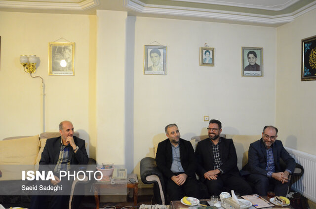 دیدار رئیس سازمان جهاددانشگاهی آذربایجانشرقی با خانواده شهید فصیح کجاآبادی