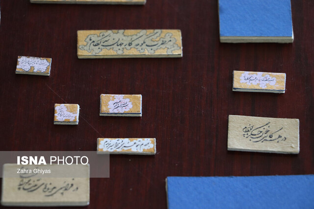 خوشنویسی که هنرش با ذرهبین دیده میشود