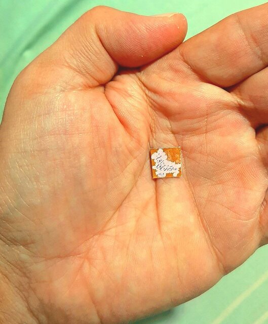 خوشنویسی که هنرش با ذرهبین دیده میشود