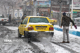 کولاک در برخی محورها/ لزوم رعایت سرعت مطمئنه در جاده‌های لغزنده آذربایجان شرقی