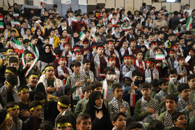 اجتماع دانش آموزی فرزندان حاج قاسم