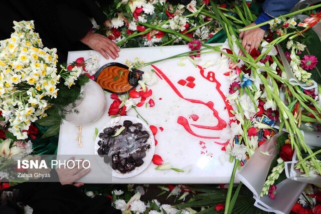 شهید گمنام در دانشگاه هنر اسلامی تبریز آرام گرفت